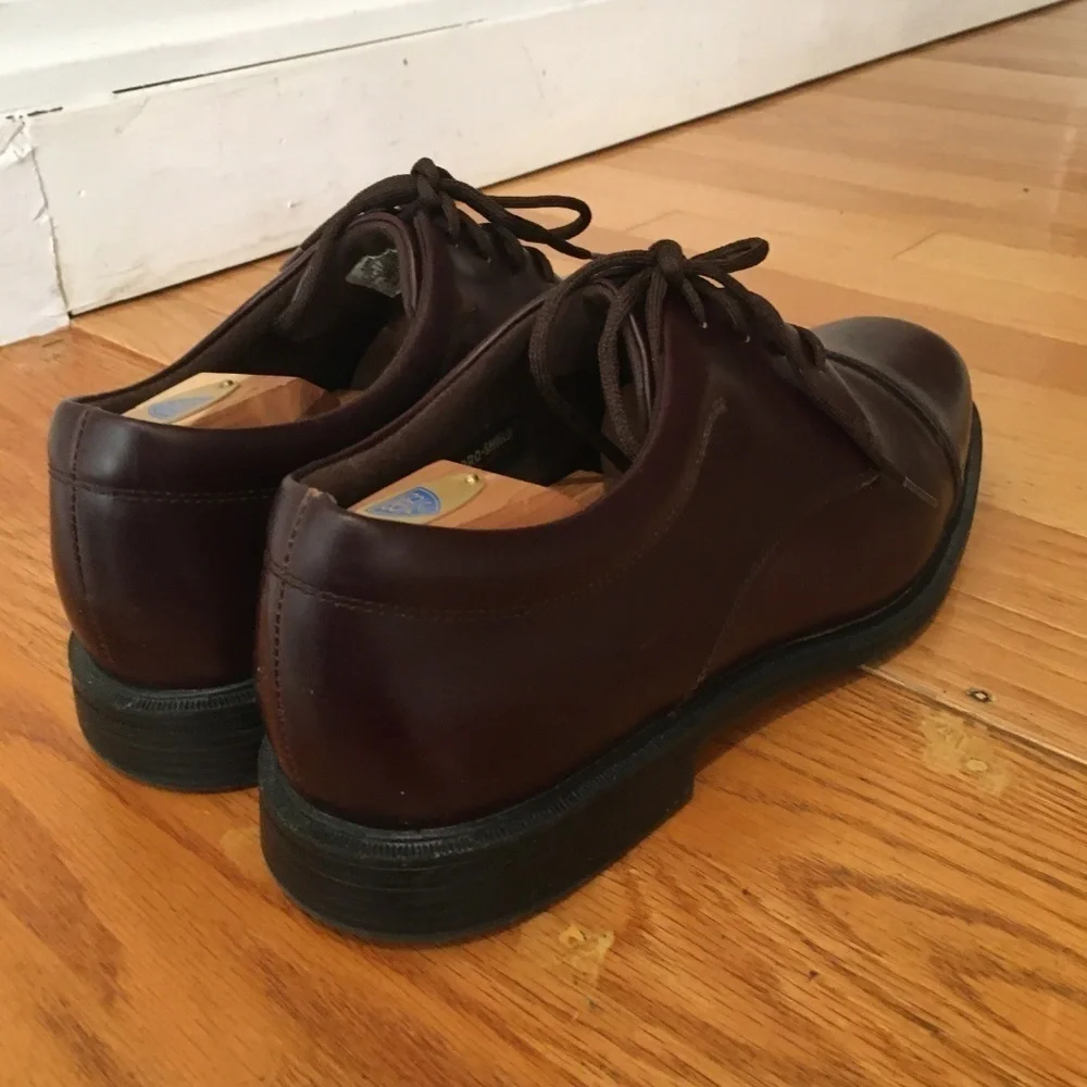 Rockport Mens Burgundy Leather Dress Shoe